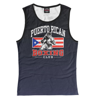 Женская Майка Puerto Rican Boxing