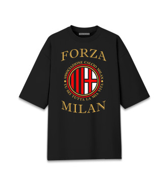 Хлопковая футболка оверсайз Милан