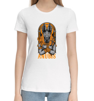 Хлопковая футболка Анубис