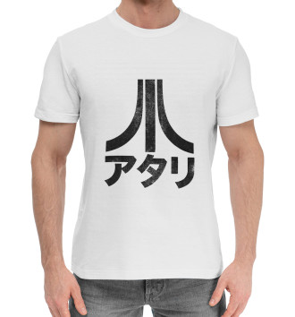 Мужская Хлопковая футболка atari japan