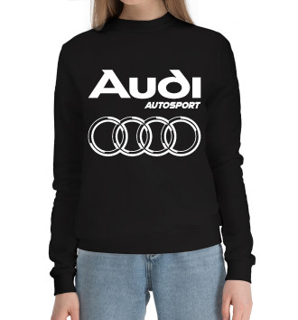 Женский Хлопковый свитшот Audi | Autosport