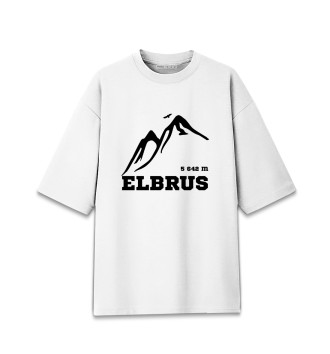 Хлопковая футболка оверсайз Эльбрус