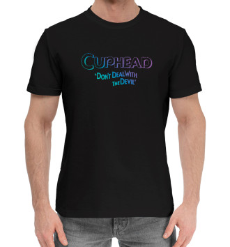 Мужская Хлопковая футболка Cuphead