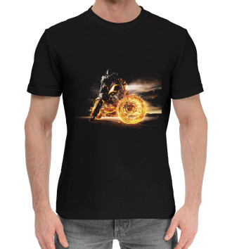 Хлопковая футболка Fire biker