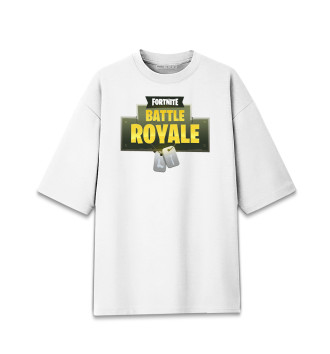 Мужская Хлопковая футболка оверсайз Fortnite