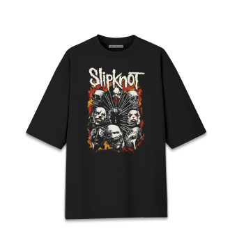 Хлопковая футболка оверсайз Slipknot
