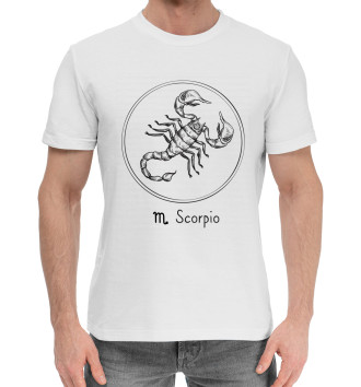 Мужская Хлопковая футболка Scorpio