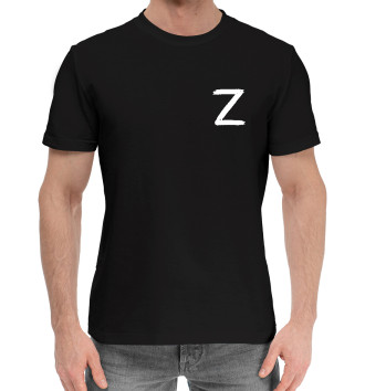 Мужская Хлопковая футболка Z - ЗА ПОБЕДУ