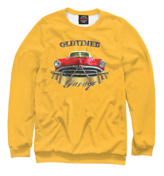 Свитшот Классический автомобиль Hudson на желтом