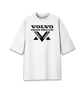 Хлопковая футболка оверсайз Volvo