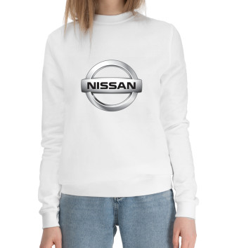 Женский Хлопковый свитшот Nissan