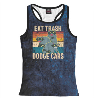 Женская Борцовка Eat Trash Dodge Cars