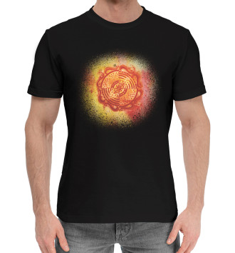 Хлопковая футболка Огненная мандала силы