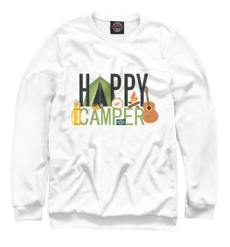 Свитшот для девочек Happy camper