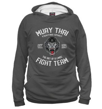 Худи для девочек Muay Thai Fight Gorilla