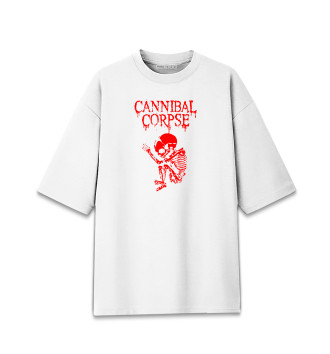 Хлопковая футболка оверсайз Cannibal corpse