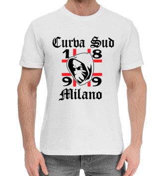 Мужская Хлопковая футболка AC Milan