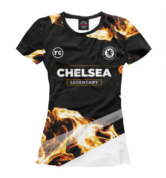Женская Футболка Chelsea Sport Fire