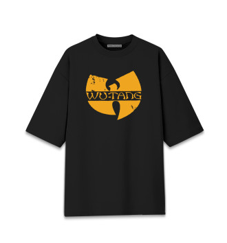 Мужская Хлопковая футболка оверсайз Wu-Tang Clan (yellow)
