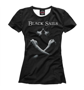 Футболка для девочек Black sails