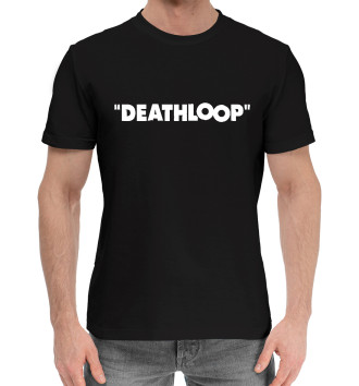 Мужская Хлопковая футболка Deathloop
