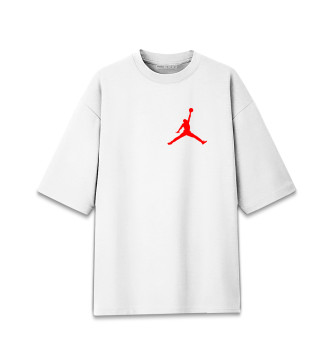 Мужская Хлопковая футболка оверсайз Michael Jordan