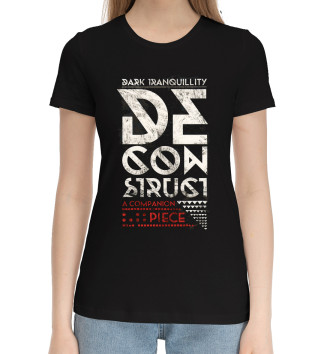 Женская Хлопковая футболка Decosntruct