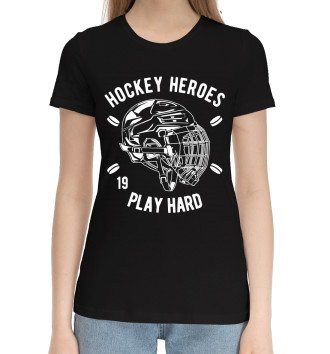Хлопковая футболка Hockey heroes