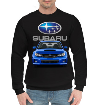 Мужской Хлопковый свитшот Subaru