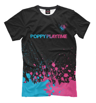 Футболка Poppy Playtime Neon Gradient