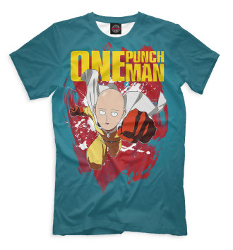 Футболка One-Punch Man сайтама и логотип