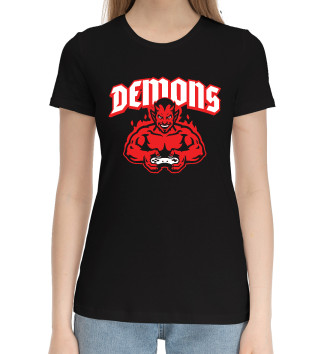 Хлопковая футболка Приставочный демон