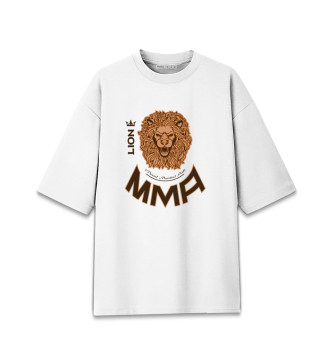 Женская Хлопковая футболка оверсайз MMA лев