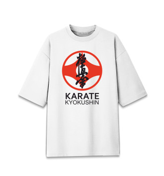 Хлопковая футболка оверсайз Karate Kyokushin