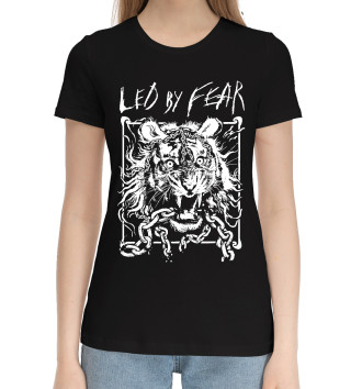 Хлопковая футболка Led by fear – tiger