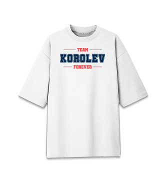 Мужская Хлопковая футболка оверсайз Team Korolev