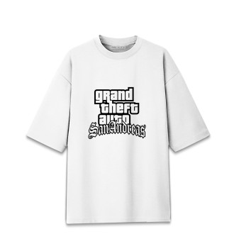 Хлопковая футболка оверсайз Rockstar Games
