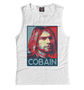Женская Майка Kurt Cobain (Nirvana)