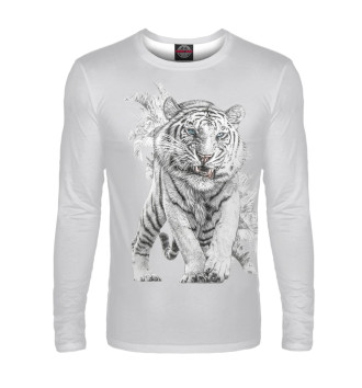 Лонгслив Белый тигр