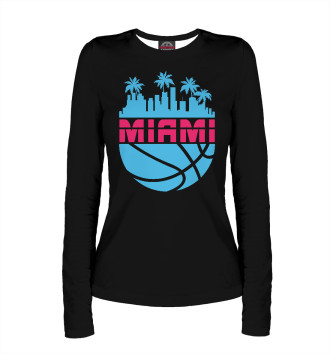 Женский Лонгслив Miami Basketball