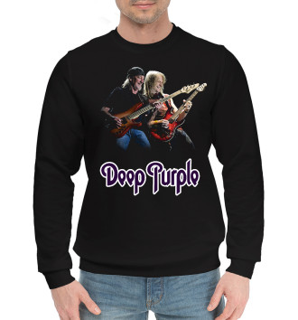 Мужской Хлопковый свитшот Deep Purple
