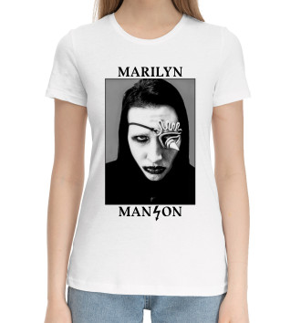 Хлопковая футболка Marilyn Manson Antichrist