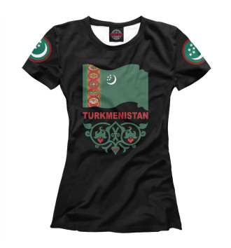 Женская Футболка Туркмения