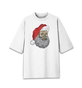 Мужская Хлопковая футболка оверсайз Cool Santa