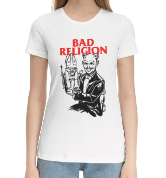 Женская Хлопковая футболка Bad Religion