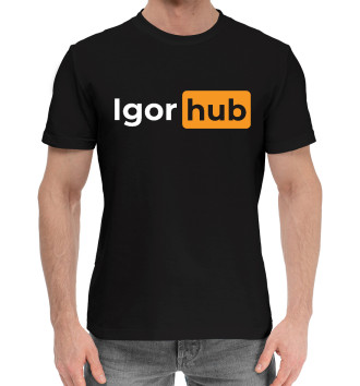 Мужская Хлопковая футболка Igor | Hub