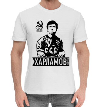 Мужская Хлопковая футболка Валерий Харламов