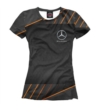 Женская Футболка Mercedes Benz / Мерседес