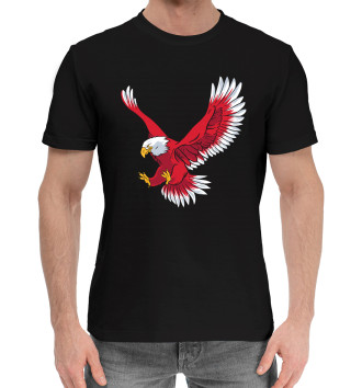 Мужская Хлопковая футболка Орел