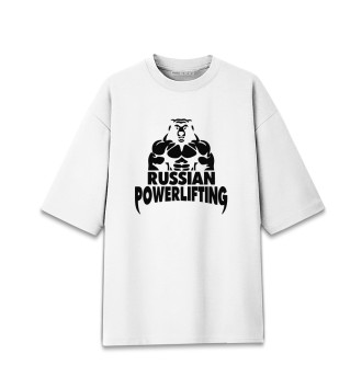 Хлопковая футболка оверсайз Powerlifting